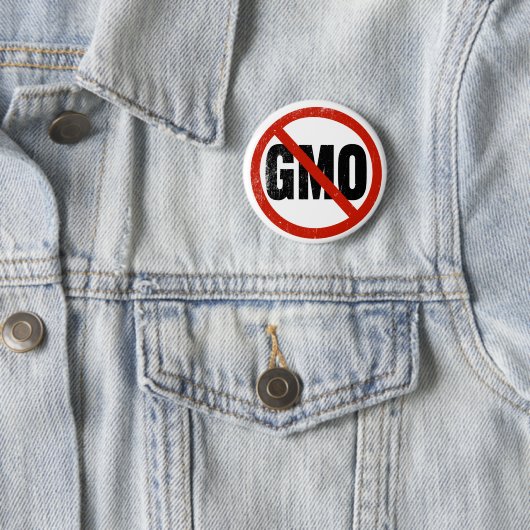 Kein GVO, nicht GVO, März gegen Monsanto Button (Beispiel)