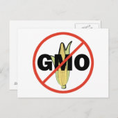 Kein GVO Postkarte (Vorne/Hinten)