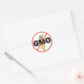 Kein GVO Runder Aufkleber (Umschlag)