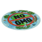 Kein GVO Schneidebrett (Ecke)