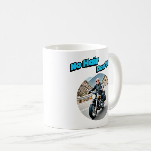 Kein Haar kümmert sich nicht Kaffeetasse (VorderseiteRechts)