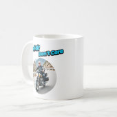 Kein Haar kümmert sich nicht Kaffeetasse (Vorderseite Links)