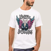 Kein Haar ohne Sorgen - Sphynx Cat T-Shirt (Vorderseite)