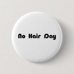 Kein Haar-Tag Button