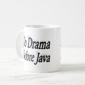 Kein halber Text für das Drama Zitat Kaffeetasse (Vorderseite Links)