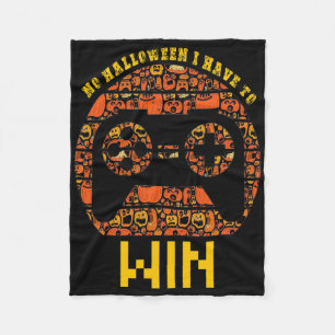 Kein Halloween Ich muss Vintag Videospielkontext g Fleecedecke