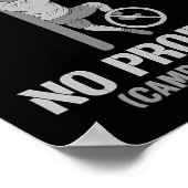Kein Halt, Kein Problem Campus-Modus Kletterdesign Poster (Ecke)