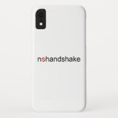 Kein Handshake Case-Mate iPhone Hülle (Rückseite)