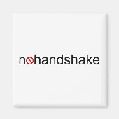 Kein Handshake Magnet (Vorne)