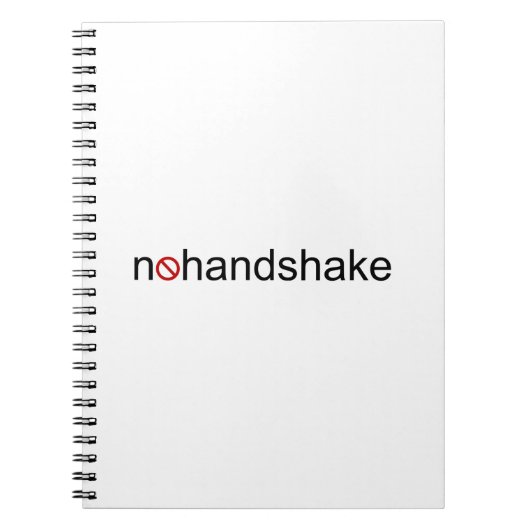 Kein Handshake Notizblock (Vorderseite)