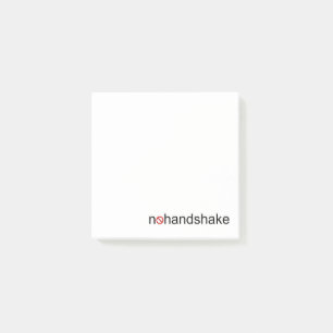 Kein Handshake Post-it Klebezettel