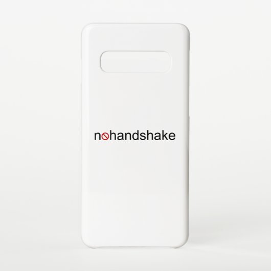 Kein Handshake Samsung Galaxy Hülle (Rückseite)