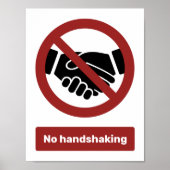 Kein Handshaking Poster (Vorne)