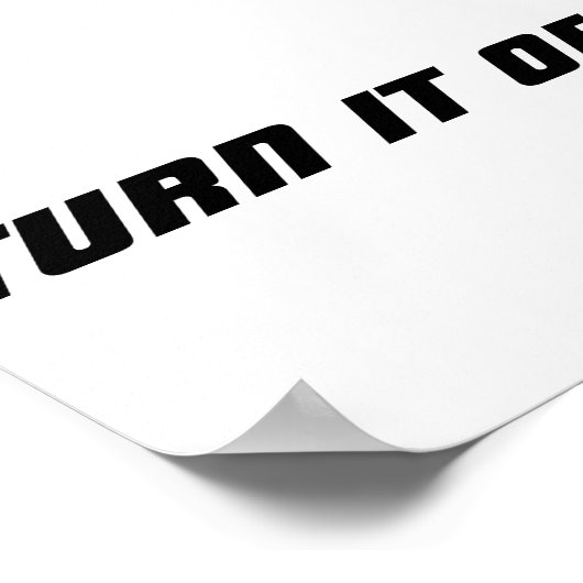 Kein Handy-Poster Poster (Ecke)