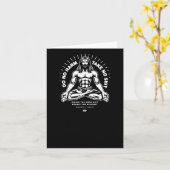 Kein Harmaufkleber Karte (Gelbe Blume)