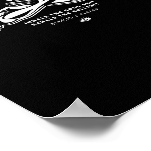 Kein Harmaufkleber Poster (Ecke)