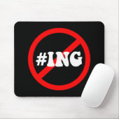 kein Haschetikettieren Mousepad (Mit Mouse)
