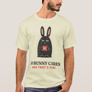 Kein Hase Kümmert Sich Deadpan Hase Wortspiel T-Shirt