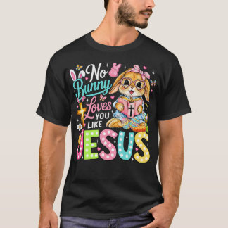 Kein Hase liebt dich wie Jesus Süßer Christlicher  T-Shirt