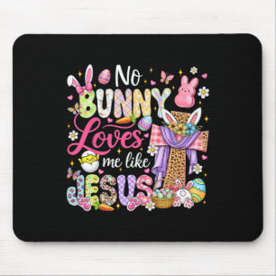 Kein Hase liebt mich wie Jesus Ostern Christliche  Mousepad