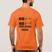 Kein Hass kein Furcht-Stand gegen T-Shirt (Rückseite)