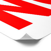 "Kein Hass, keine Angst, kein Trump!" Poster (Ecke)