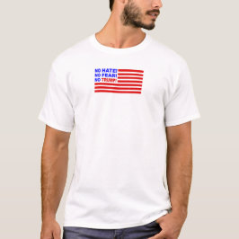 Kein Hass, keine Angst, keine Trump-Flagge Mini (M T-Shirt
