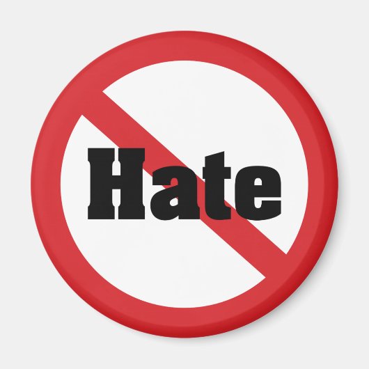 Kein Hass Magnet (Vorne)