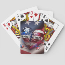 Kein Hass mehr, gebrochenes Patriotisches Herz