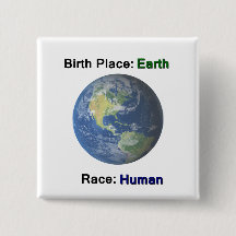 Kein Hass-menschliche Rasse-Gleichheits-Knopf