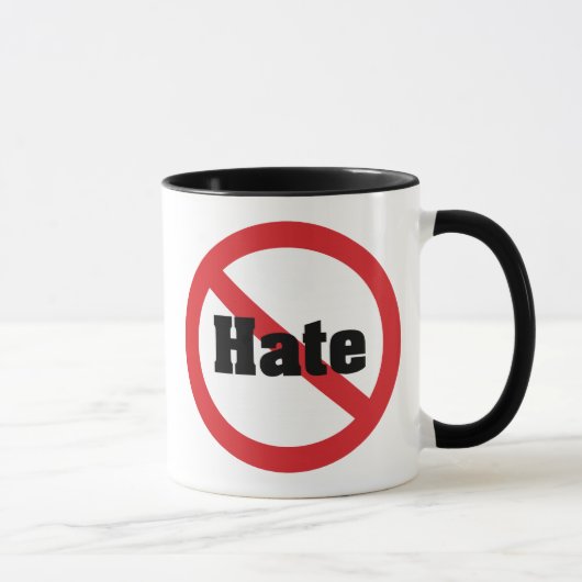 Kein Hass Tasse (Rechts)