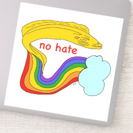 Kein Hassmoränen-Aufkleber Aufkleber