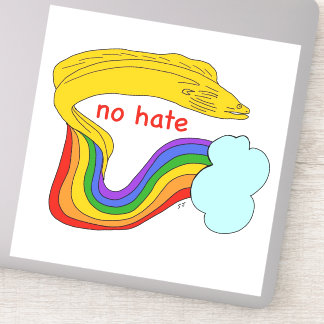 Kein Hassmoränen-Aufkleber Aufkleber