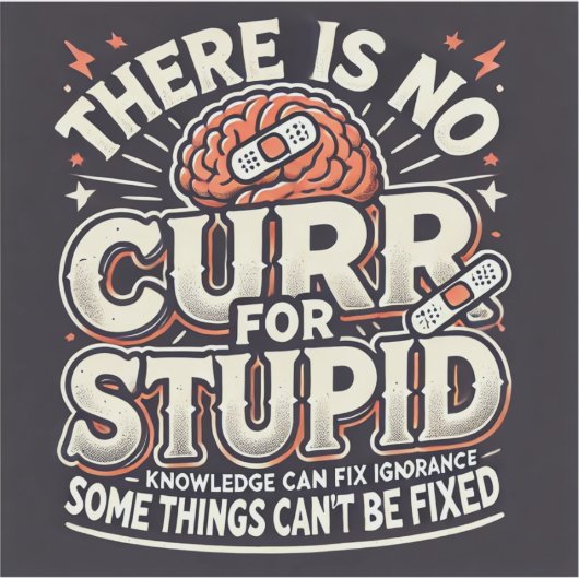 kein Heilmittel Aufkleber (Vorderseite)