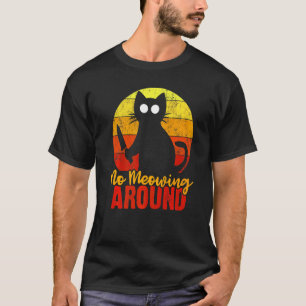 Kein Herummaunzen Horror Katze Mit Messer Blutiger T-Shirt