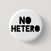 Kein Hetero Button (Vorderseite)