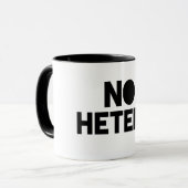 Kein Hetero Tasse (Vorderseite Links)