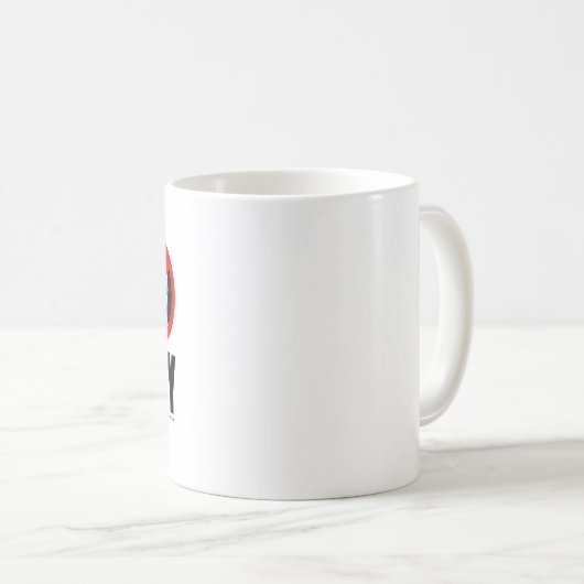 KEIN HILLARY MUTIG - AntiHillary png.png Kaffeetasse (VorderseiteRechts)