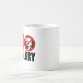 KEIN HILLARY MUTIG - AntiHillary png.png Kaffeetasse (Mittel)