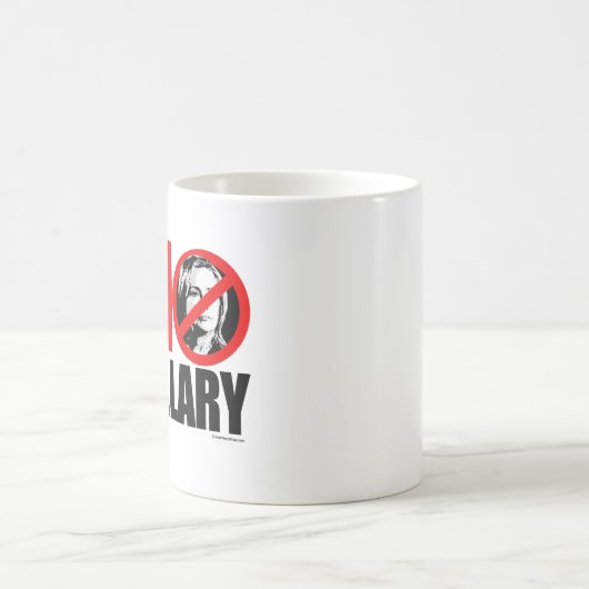 KEIN HILLARY MUTIG - AntiHillary png.png Kaffeetasse (Mittel)
