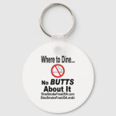Kein HINTERN darüber! - Schlüsselkette Schlüsselanhänger (Vorderseite)