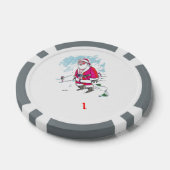 Kein Ho Ho Ho Grauer 1 gestreifter Poker-Chip Pokerchips (Einzeln)