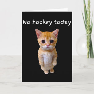 Kein Hockey Heute Geschenk Für Hockey Fans _1  Karte