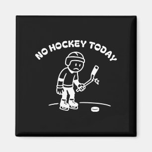 Kein Hockey Heute Lustig Für Einen Eishockeyspiele Magnet