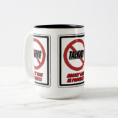 Kein Hockeyspiel im Gange Kaffee Tasse (Vorderseite Links)