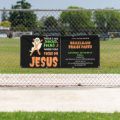 KEIN HOCUS POCUS Christliche Halloween-Einladung Banner (Insitu)