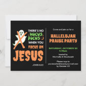 KEIN HOCUS POCUS Christliches Halloween Einladung (Vorderseite)