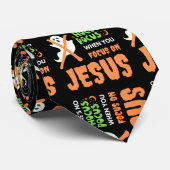 KEIN HOCUS POCUS Christliches Halloween Krawatte (Gerollt)