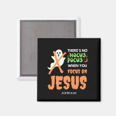 KEIN HOCUS POCUS Christliches Halloween Magnet (Vorderseite/Rückseite)