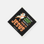 KEIN HOCUS POCUS Christliches Halloween-Papier Serviette (Ecke)